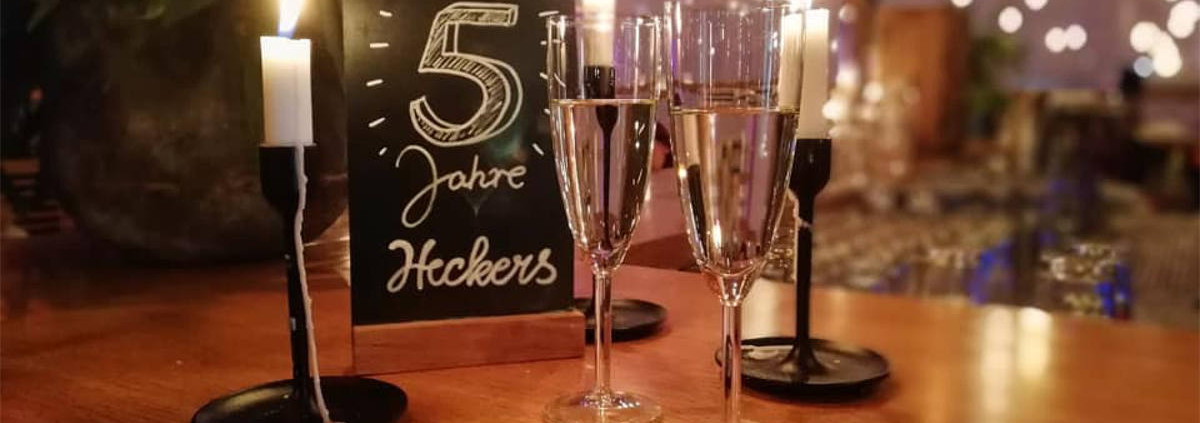 5 Jahre Heckers Restaurant Jubiläum