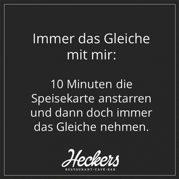 Immer das gleiche mit mir Heckers Immer das gleiche mit mir Heckers