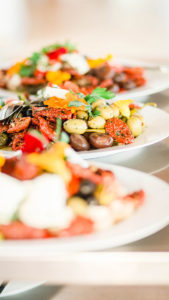 Antipasti-Platte im Heckers Restaurant.