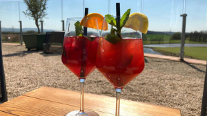 Sunshine-Aperitif & Campari Milano Heckers-Restaurant